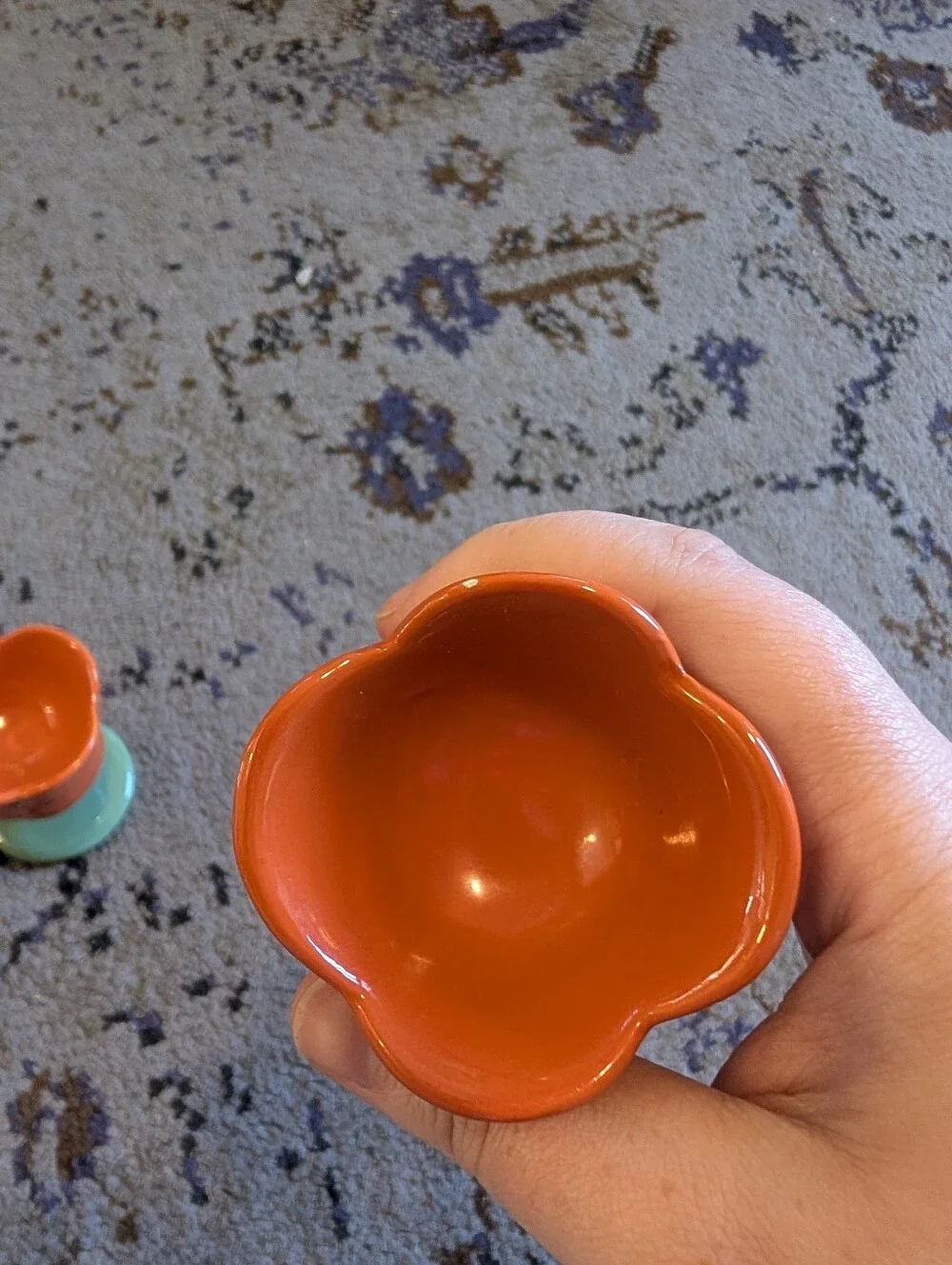 Target Bullseye Easter 2024 Ceramic Tulip Egg Holder Orange